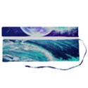 Tsunami Waves Ocean Sea Nautical Nature Water Roll Up Canvas Pencil Holder (S) View2