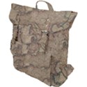 Vintage Europe Map Buckle Up Backpack View1