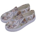 Vintage Astronomy  Kids  Canvas Slip Ons View2