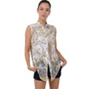 Vintage Astronomy  Sleeveless Chiffon Button Shirt View1
