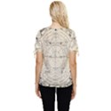 Astronomy vintage Bow Sleeve Button Up Top View4