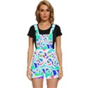 Crazy Pop Art - Doodle Animals   Short Overalls View1