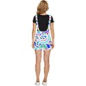 Crazy Pop Art - Doodle Animals   Short Overalls View4