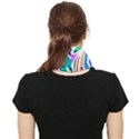 Crazy Pop Art - Doodle Circles   Face Covering Bandana (Triangle) View2