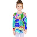 Crazy Pop Art - Doodle Buddies  Kids  Long Sleeve Tee View1