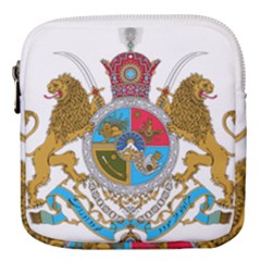 Imperial Coat Of Arms Of Iran, 1932-1979 Mini Square Pouch by abbeyz71