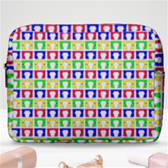 Colorful Curtains Seamless Pattern Make Up Pouch (large)