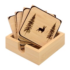 Rocky Mountain High Colorado Bamboo Coaster Set