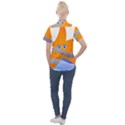 Beach Sea Shell Swimming Women s Short Sleeve Pocket Shirt View2