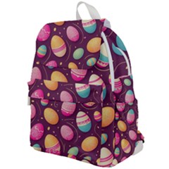 Easter Eggs Egg Top Flap Backpack by Ravend
