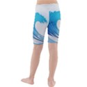 Wave Tsunami Tidal Wave Ocean Sea Water Kids  Mid Length Swim Shorts View2