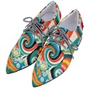 Waves Ocean Sea Abstract Whimsical Abstract Art 2 Pointed Oxford Shoes View2