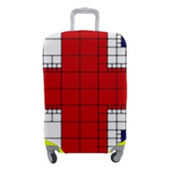 Union Jack Flag Uk Patriotic Luggage Cover (small) by Celenk