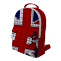 Union Jack Flag Uk Patriotic Flap Pocket Backpack (Large) View1