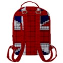 Union Jack Flag Uk Patriotic Flap Pocket Backpack (Large) View3