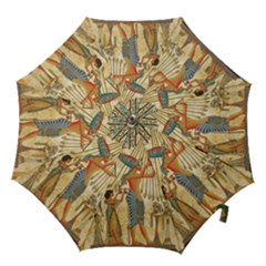 Egyptian Man Sun God Ra Amun Hook Handle Umbrellas (large) by Celenk
