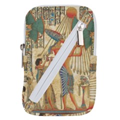Egyptian Man Sun God Ra Amun Belt Pouch Bag (small) by Celenk