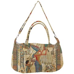Egyptian Man Sun God Ra Amun Removable Strap Handbag by Celenk