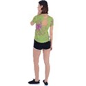 Dandelion Flower Background Nature Flora Drawing Back Circle Cutout Sports Tee View2