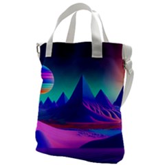 Fantasy Universe Art Wallpaper Artwork Canvas Messenger Bag