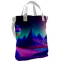 Fantasy Universe Art Wallpaper Artwork Canvas Messenger Bag View2