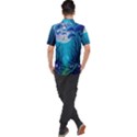 Blue Forrest Jungle,tree Trees Nature Landscape Men s Polo Tee View2