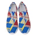 City Houses Cute Drawing Landscape Village Women s Slip On Sneakers View1