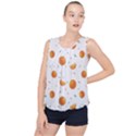 Oranges Bubble Hem Chiffon Tank Top View1