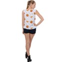 Oranges Bubble Hem Chiffon Tank Top View2