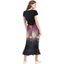 Astrology Astronomical Cluster Galaxy Nebula Maxi Fishtail Chiffon Skirt View2