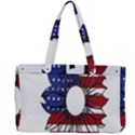 Us Flag Flower Sunshine Flag America Usa Canvas Work Bag View2