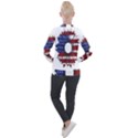 Us Flag Flower Sunshine Flag America Usa Casual Zip Up Jacket View2