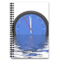 The Eleventh Hour Clock Time Catastrophe 5.5  x 8.5  Notebook View1