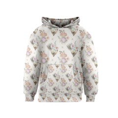 Roses-white Kids  Pullover Hoodie