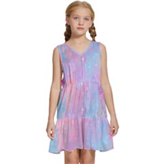 Space-25 Kids  Sleeveless Tiered Mini Dress