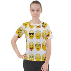 Smilie 123 Women s Sport Raglan Tee