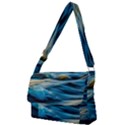 Waves Wave Water Blue Sea Ocean Abstract Full Print Messenger Bag (L) View1