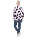 Eggplant Women s Long Sleeve Pocket Shirt View2
