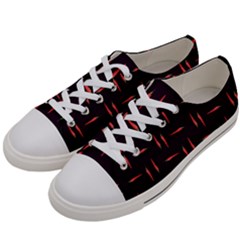 Hot Peppers Men s Low Top Canvas Sneakers by SychEva