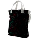 Abstract Pattern Canvas Messenger Bag View1