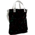 Abstract Pattern Canvas Messenger Bag View2