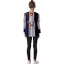 Rocket Space Universe Spaceship Kids  V Neck Casual Top View2