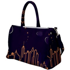 Skyscraper Town Urban Towers Duffel Travel Bag
