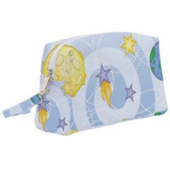 Science Fiction Outer Space Wristlet Pouch Bag (large)