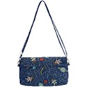 Cat Cosmos Cosmonaut Rocket Removable Strap Clutch Bag View2