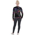 Grunge Paint Splatter Splash Ink Velvet Zip Up Jacket View2