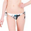Cute Cat Hand Drawn Cartoon Style Bikini Bottoms View1