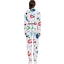 Vector Set Isolates With Cute Birds Scandinavian Style Cropped Zip Up Lounge Set View2