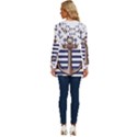 Anchor Background Design Long Sleeve Drawstring Hooded Top View4