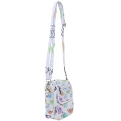 Cartoon Bird Cute Doodle Bird Shoulder Strap Belt Bag